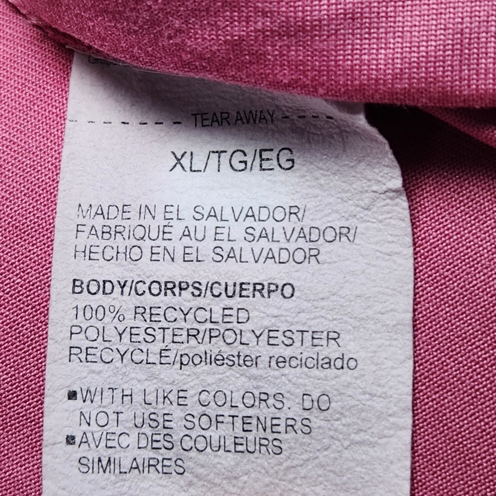 UNDER ARMOUR Performance Quarter Zip Shirt Womens XL Pink Fitted Long Sleeve - Picture 5 of 7